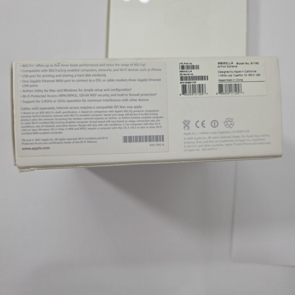 Apple AirPort Extreme Base Station 2nd Gen A1143 Wifi Router - Picture 4 of 8